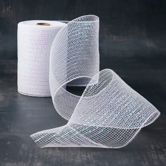12 Pack: 5.5" Mesh Wide Ribbon by Celebrate It® Occasions™